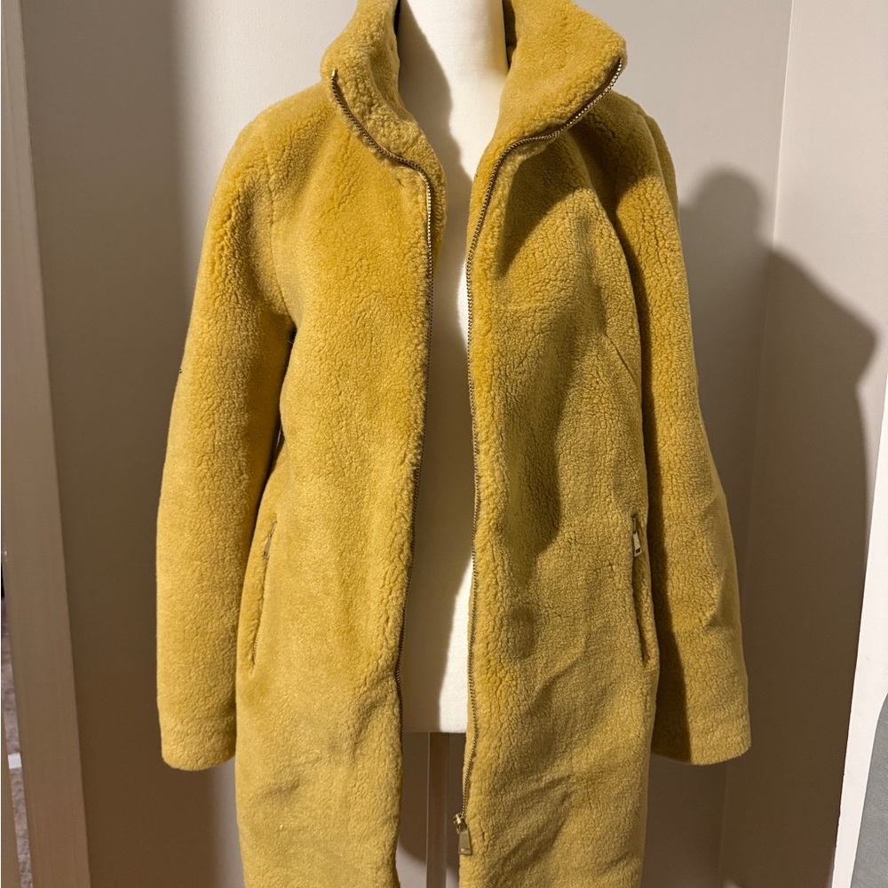 LOFT Golden Teddy Jacket